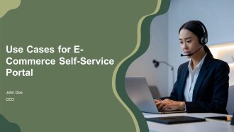 Use Cases For E Commerce Self Service Portal PPT Guidelines AT