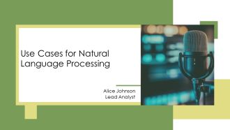 Use Cases For Natural Language Processing PPT PowerPoint AT