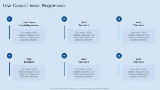Use Cases Linear Regression In Powerpoint And Google Slides Cpb