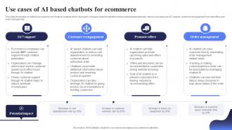 Use Cases Of AI Based Chatbots Open AI Chatbot For Enhanced ...