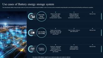 Use Cases Of Battery Energy Storage System Comprehensive Guide On IoT Enabled IoT SS