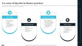 Use Cases Of Big Data In Finance Practices