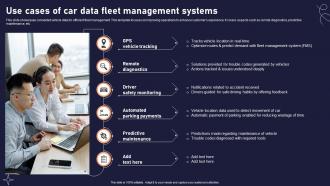 Use Cases Of Car Data Fleet Management Systems