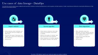 Use Cases Of Data Lineage Dataops Data Lineage Techniques IT