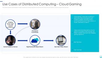 Use cases of distributed computing cloud gaming ppt slides inspiration