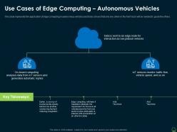Use Cases Of Edge Computing Autonomous Vehicles Edge Computing IT
