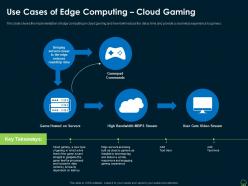 Use cases of edge computing cloud gaming edge computing it