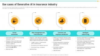 Use Cases Of Generative Ai In Insurance Industry How ChatGPT Is Revolutionizing ChatGPT SS