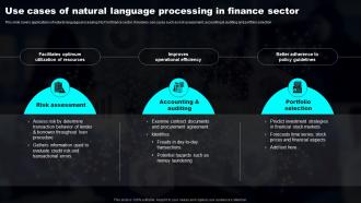Use Cases Of Natural Language Processing In Transforming Industries With AI ML And NLP Strategy