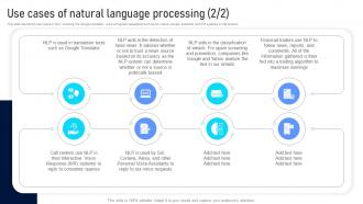 Use Cases Of Natural Language Processing Natural Language Processing Applications IT