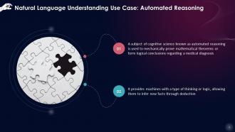 Use Cases Of Natural Language Understanding Training Ppt Appealing Compatible
