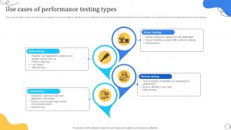 Use Cases Of Performance Testing Types