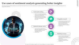 Use Cases Of Sentiment Analysis Generating Role Of NLP In Text Summarization And Generation AI SS V