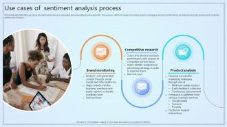 Use Cases Of Sentiment Analysis Process
