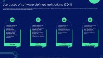 Use Cases Of Software Defined Networking SDN Ppt Download