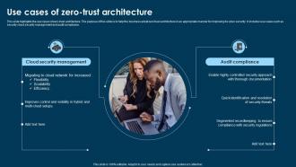 Use Cases Of Zero Trust Architecture