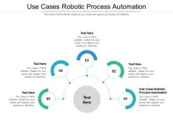 Use cases robotic process automation ppt powerpoint presentation styles brochure cpb