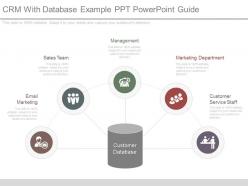 Use crm with database example ppt powerpoint guide