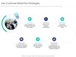 Use customer retention strategies internet marketing strategy and implementation ppt information