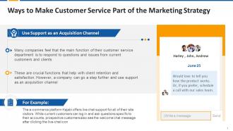 Use Customer Support As An Acquisition Channel Edu Ppt