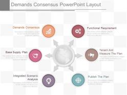 Use demands consensus powerpoint layout