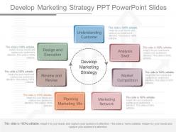 Use develop marketing strategy ppt powerpoint slides