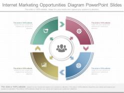 Use internet marketing opportunities diagram powerpoint slides