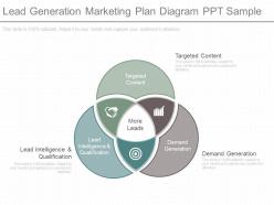 Use lead generation marketing plan diagram ppt sample