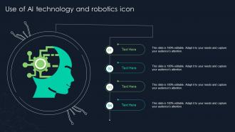 Use Of AI Technology And Robotics Icon