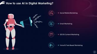 Use Of Artificial Intelligence In Digital Marketing Training Ppt