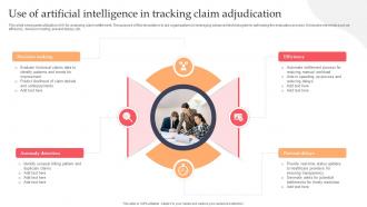 Use Of Artificial Intelligence In Tracking Claim Adjudication