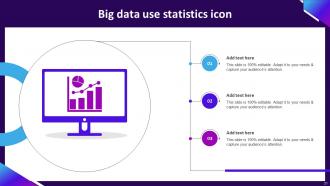 Use Of Big Data Powerpoint Ppt Template Bundles Visual Compatible