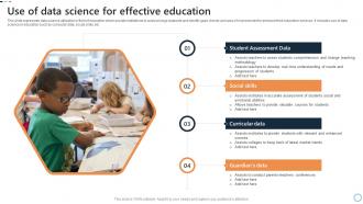 Use Of Data Science For Effective Education