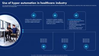 Use Of Hyper Automation In Healthcare Industry Hyperautomation Technology Transforming