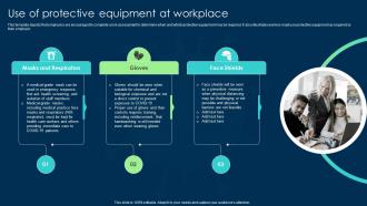 Use Of Protective Equipment At Workplace Business Transformation Guidelines