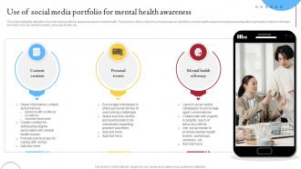 Use Of Social Media Portfolio For Mental Health Awareness