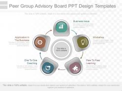 Use Peer Group Advisory Board Ppt Design Templates