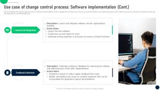 Use Process Software Implementation Change Control Process To Manage In It Organizations CM SS Template Captivating