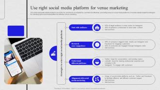 Use Right Social Media Platform For Venue Marketing Venue Marketing Comprehensive Guide MKT SS V