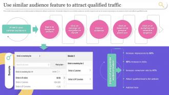 Use Similar Audience Feature To Attract Search Engine Marketing To Generate Qualified Traffic MKT SS