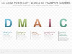 Use six sigma methodology presentation powerpoint templates