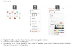 27081014 style layered horizontal 6 piece powerpoint presentation diagram infographic slide