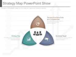 Use strategy map powerpoint show