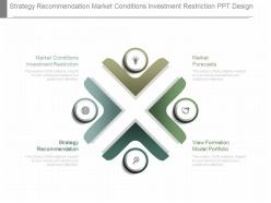 Use strategy recommendation market conditions investment restriction ppt design