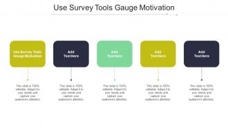 Use Survey Tools Gauge Motivation In Powerpoint And Google Slides Cpb