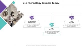 Use Technology Business Today In Powerpoint And Google Slides Cpb