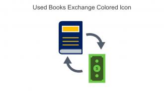 Used Books Exchange Colored Icon In Powerpoint Pptx Png And Editable Eps Format