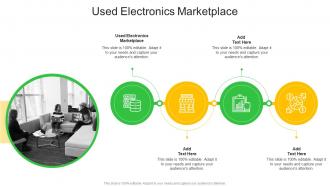 Used Electronics Marketplace In Powerpoint And Google Slides Cpb