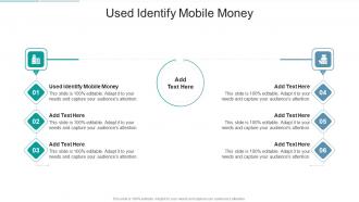 Used Identify Mobile Money In Powerpoint And Google Slides Cpb