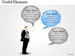 Useful elements powerpoint template slide